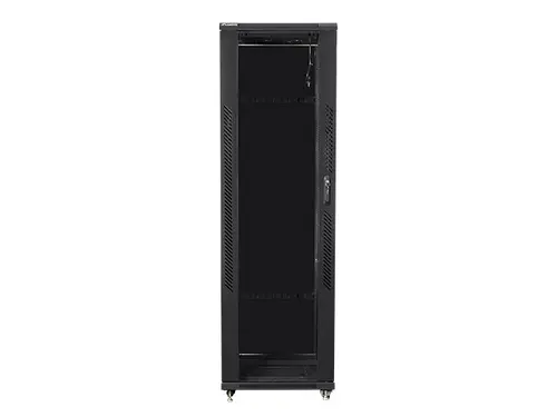 Комуникационен шкаф, Lanberg rack cabinet 19" free-standing 42U / 800x1000 self-assembly flat pack, black - image 1