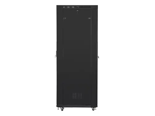 Комуникационен шкаф, Lanberg rack cabinet 19" free-standing 47U/800x1000 (flat pack) with mesh door lcd black v2 - image 3