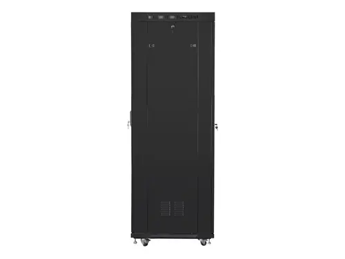 Комуникационен шкаф, Lanberg rack cabinet 19" free-standing 42U/800x800 (flat pack) with glass door lcd black v2 - image 4