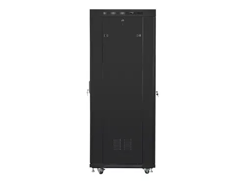 Комуникационен шкаф, Lanberg rack cabinet 19" free-standing 37U/800x1000 (flat pack) with glass door lcd black v2 - image 4