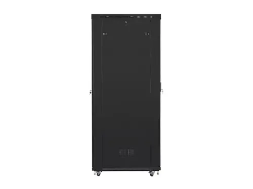 Комуникационен шкаф, Lanberg rack cabinet 19" free-standing 47U/800x1200 (flat pack) with glass door lcd black v2 - image 1