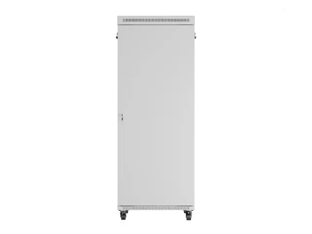 Комуникационен шкаф, Lanberg rack cabinet 19" free-standing 42U/800x1000 (flat pack) with glass door lcd grey v2 - image 2