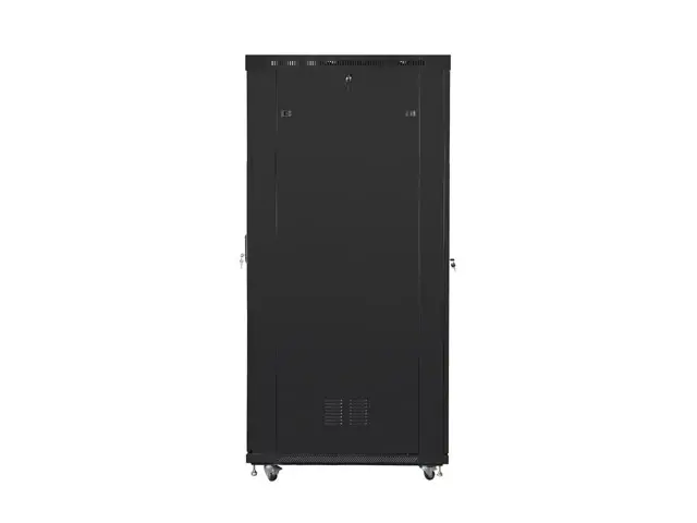 Комуникационен шкаф, Lanberg rack cabinet 19" free-standing 42U/800x1200 (flat pack) with glass door lcd black v2 - image 4