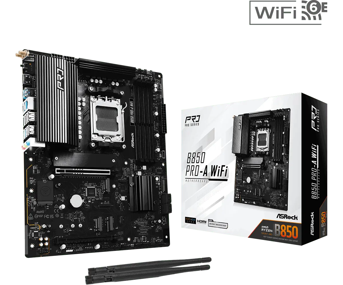 Дънна платка, ASROCK B850 PRO-A WIFI /AM5 - image 3
