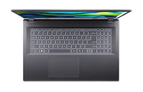 Лаптоп, Acer Aspire 17, A17-51M-562E, Intel Core i5 1334U (up to 4.60GHz, 12MB), 17.3" FHD (1920x1080) IPS slim bezel LCD, 16GB DDR5 4600MHz,512GB PCIe NVMe SSD, Intel UMA, FHD Cam,WiFi 6E, BT 5.1, Backlit Kbd, No OS, Steel Gray - image 3