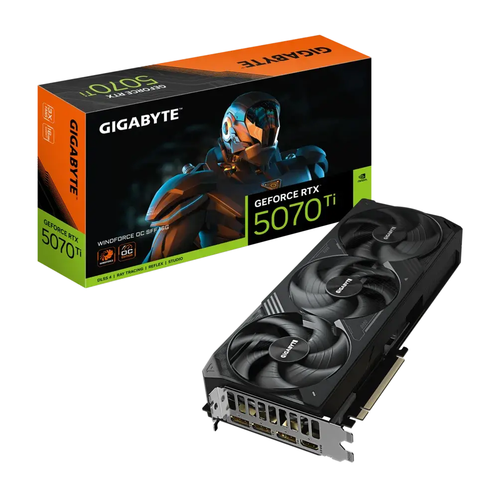Видео карта, GIGABYTE GB RTX5070TI WINDFOR OC SFF 16