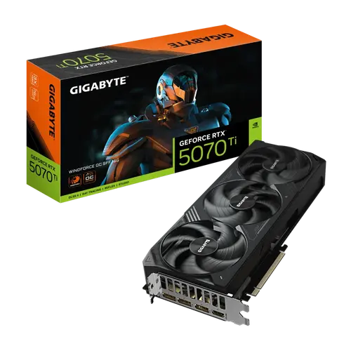 Видео карта, GIGABYTE GB RTX5070TI WINDFOR OC SFF 16 - 1