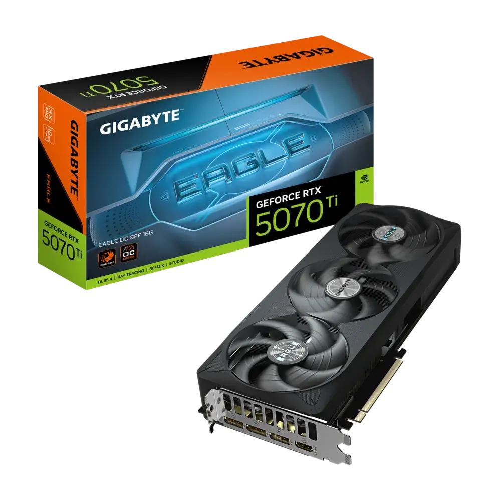 Видео карта, GIGABYTE GB RTX5070TI EAGLE OC SFF 16G