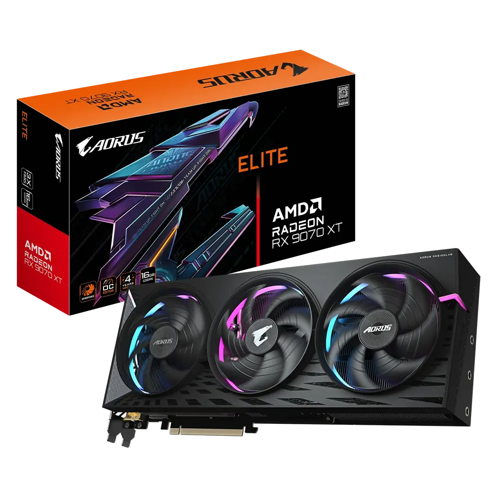 Видео карта, GIGABYTE GB RADEON R9070XTAORUS E-16GD