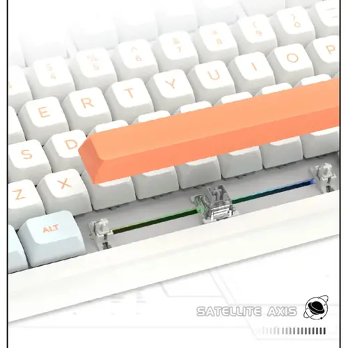 VGN професионална геймърска механична клавиатура Professional Gaming Mechanical Keyboard N75 RGB Jelly Orange - Power Purple Switches [Tactile] - image 5