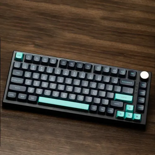 VGN професионална геймърска механична клавиатура Professional Gaming Mechanical Keyboard N75 RGB Caribbean Blue - Power Purple Switches [Tactile] - image 4