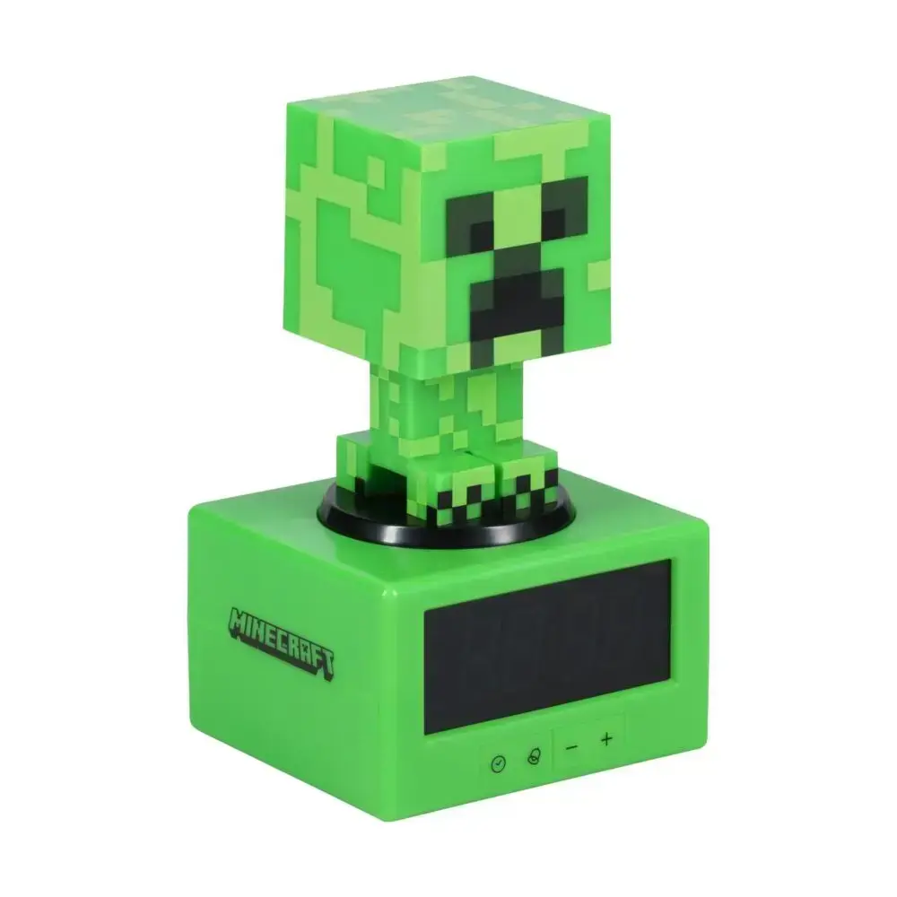 Часовник с аларма Paladone: Minecraft - Creeper Icon Alarm Clock, PP11369MCFV3 - image 1