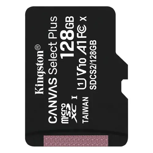 Памет, KINGSTON 128GB SDMIC KINGST SEL+W/O ADA