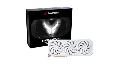 Видео карта PowerColor Radeon RX 9070 XT Red Devil Spectral White 16GB GDDR6 - image 5