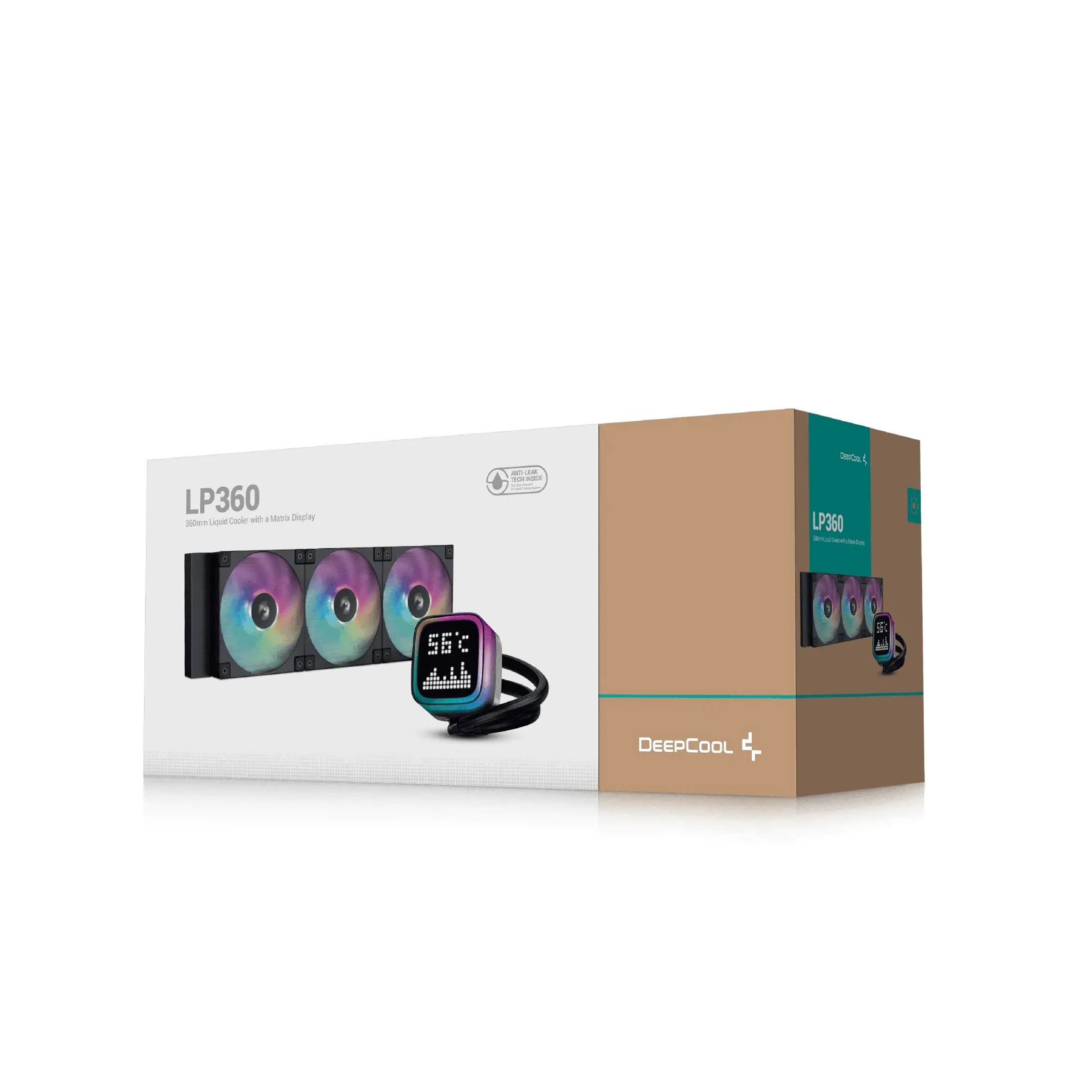 DeepCool водно охлаждане Water Cooling LP360 - LCD Screen, A-RGB - image 5