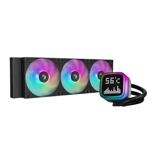 DeepCool răcire cu apă Water Cooling LP360 - ecran LCD, A-RGB - 1