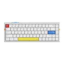 ATK професионална геймърска механична клавиатура Professional Gaming Mechanical Keyboard RS6 Ultra - 8K, TTC RGB Magneto Switches [Linear] - White Shadow 