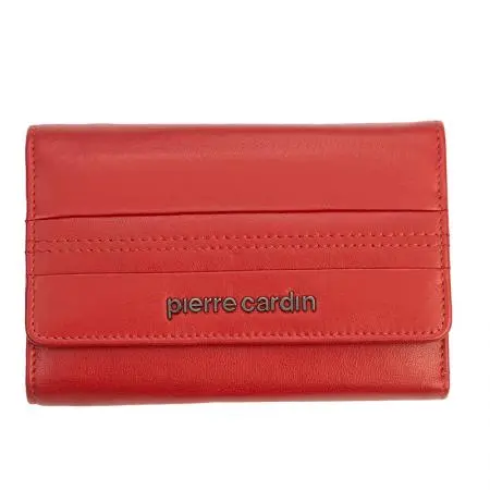 Дамско червено портмоне Pierre Cardin