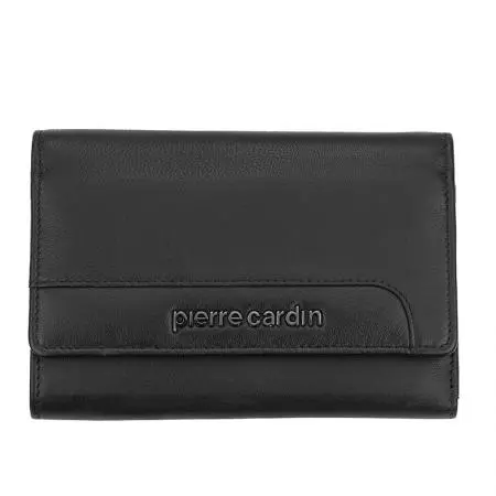 Дамско черно портмоне Pierre Cardin