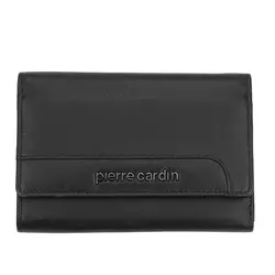 Дамско черно портмоне Pierre Cardin