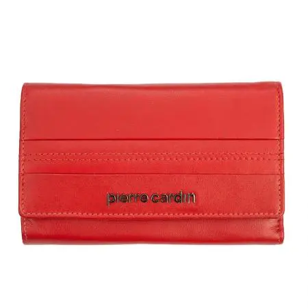 Дамско червено портмоне Pierre Cardin