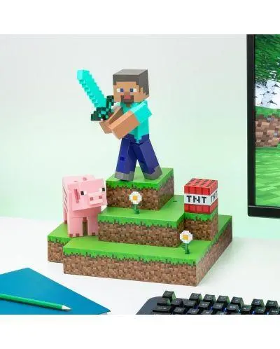 Лампа Paladone: Minecraft - Steve Diorama Light, PP9463MCF - image 3