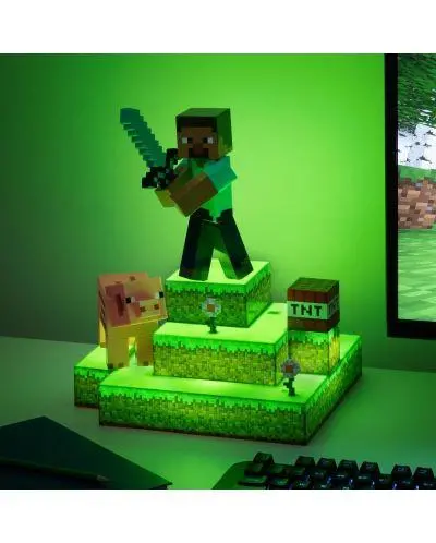 Лампа Paladone: Minecraft - Steve Diorama Light, PP9463MCF - image 6