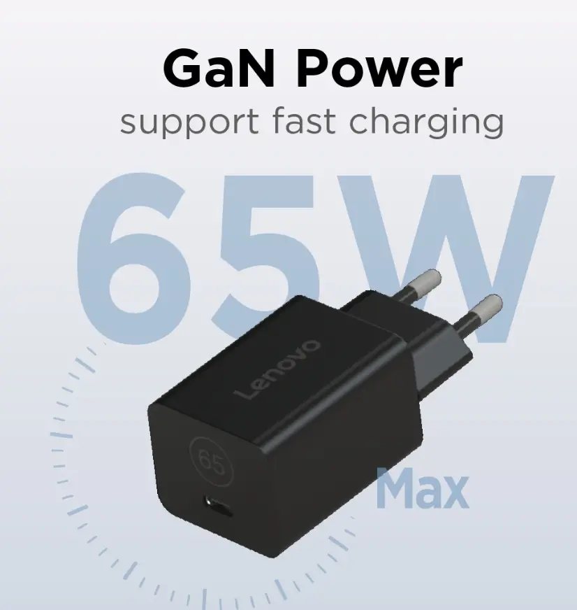 Адаптер, Lenovo GaN Nano 65W Adapter - image 3