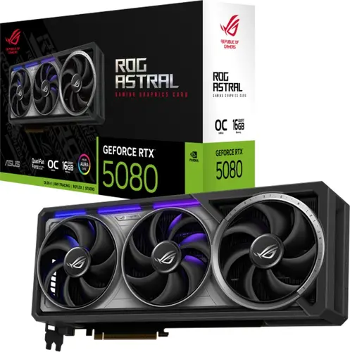 Видео карта, Asus ROG Astral GeForce RTX 5080 16GB GDDR7 OC