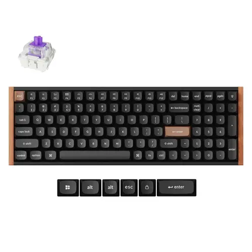Μηχανικό gaming πληκτρολόγιο Keychron K4 HE Special Edition - Wireless, Full Size - 1