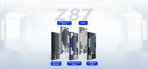 ATK професионална безжична геймърска механична клавиатура Wireless Professional Gaming Mechanical Keyboard - Z87 PRO Side Engraving - Aniya Switches - image 5