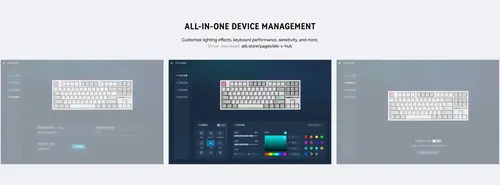 ATK професионална безжична геймърска механична клавиатура Wireless Professional Gaming Mechanical Keyboard - Z87 PRO Side Engraving - Aniya Switches - image 9