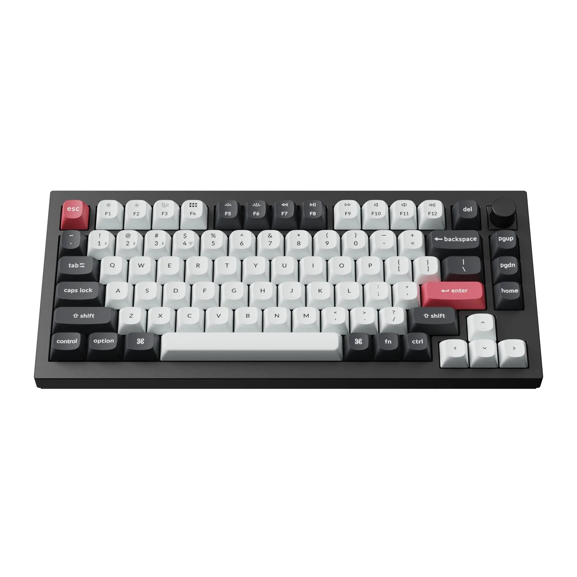 Механична клавиатура Keychron Q1 HE QMK 75% Carbon Black - Wireless - image 2