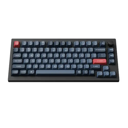 Механична клавиатура Keychron V1 MAX QMK 75% Carbon Black - Wireless - image 2