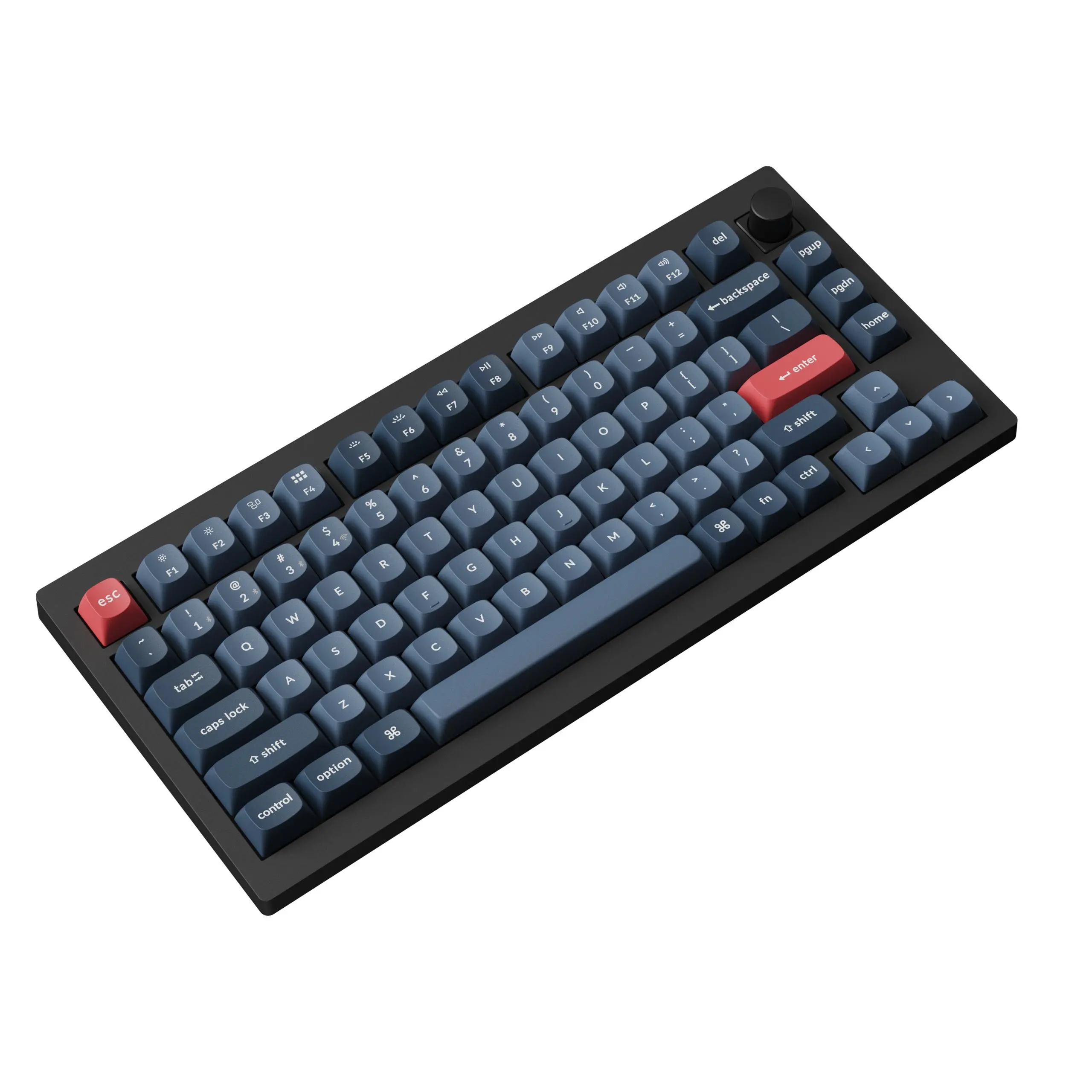 Механична клавиатура Keychron V1 MAX QMK 75% Carbon Black - Wireless - image 5