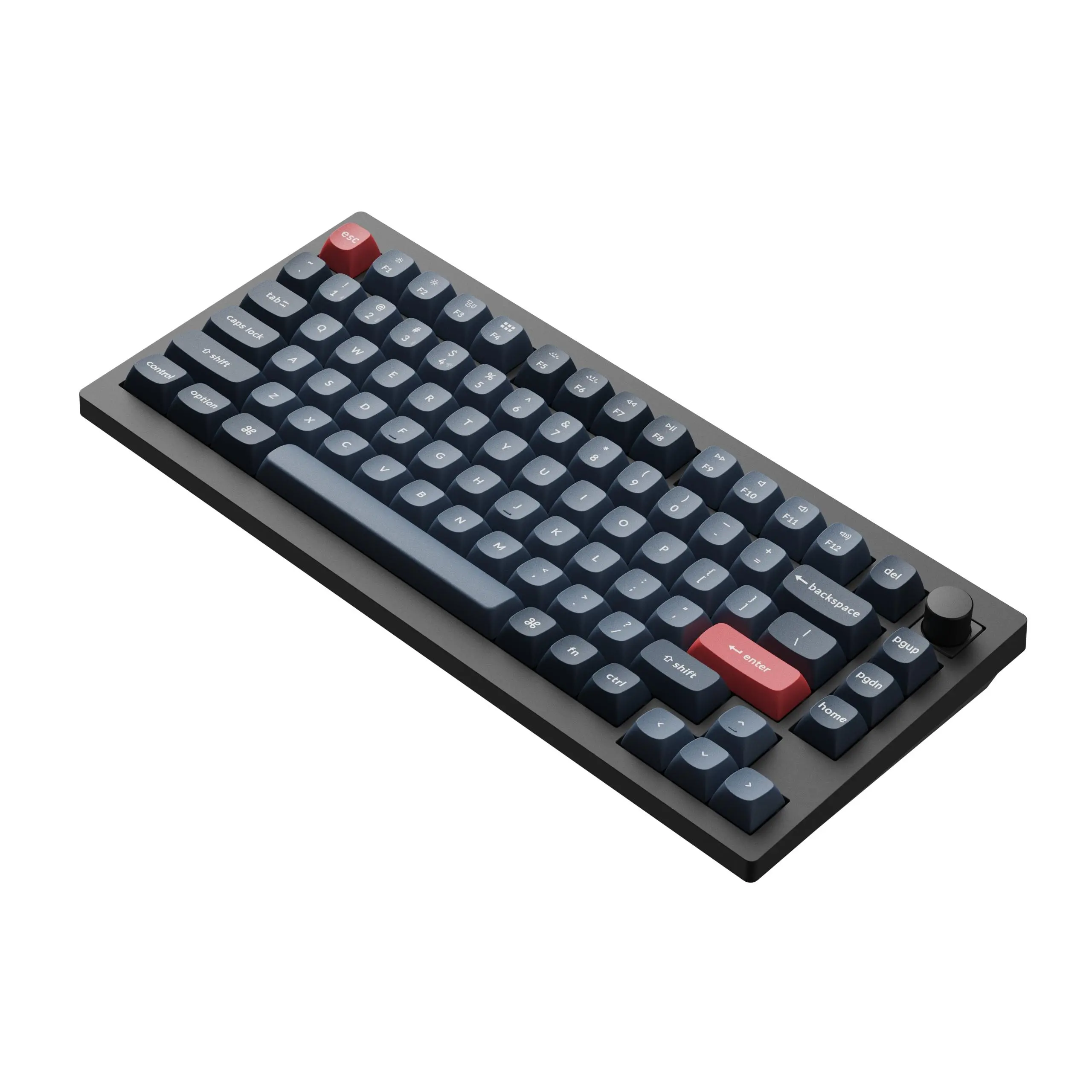 Механична клавиатура Keychron V1 MAX QMK 75% Carbon Black - Wireless - image 6