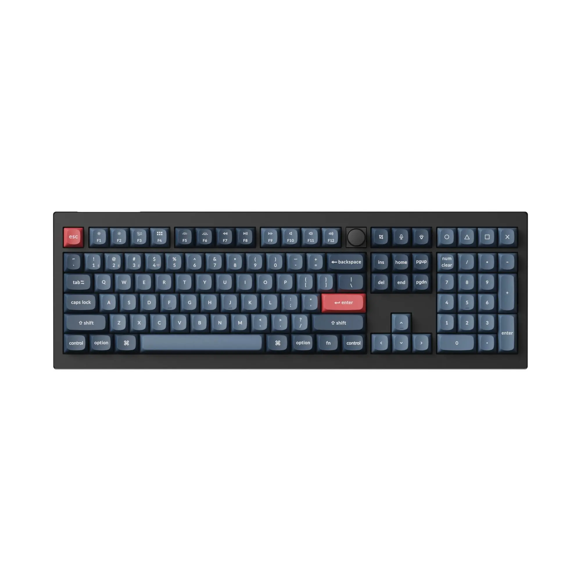 Механична клавиатура Keychron V6 MAX QMK Carbon Black - Wireless, Full-Size - image 1