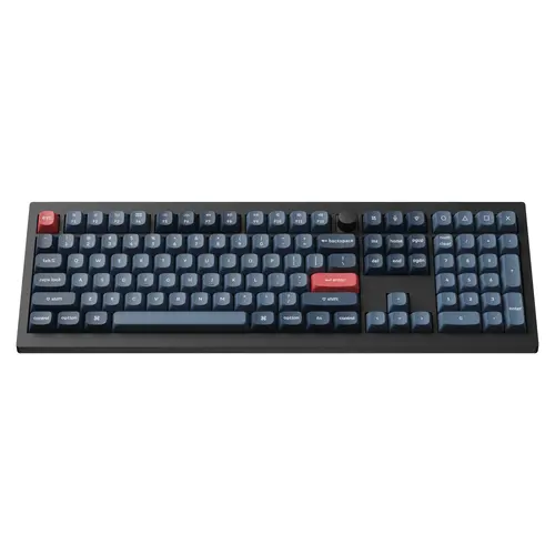 Механична клавиатура Keychron V6 MAX QMK Carbon Black - Wireless, Full-Size - image 2