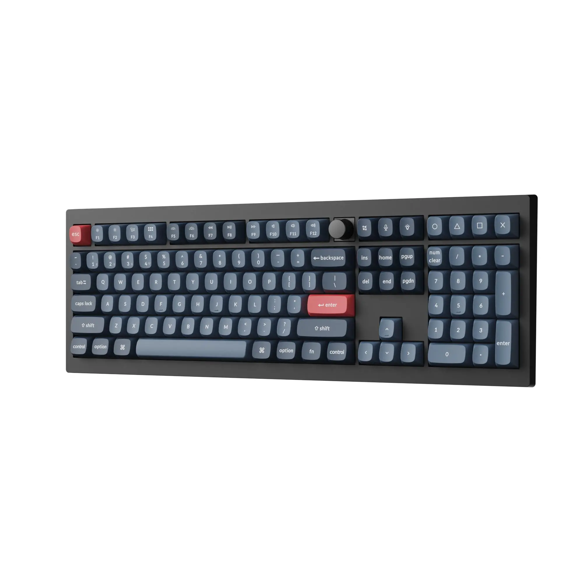 Механична клавиатура Keychron V6 MAX QMK Carbon Black - Wireless, Full-Size - image 3