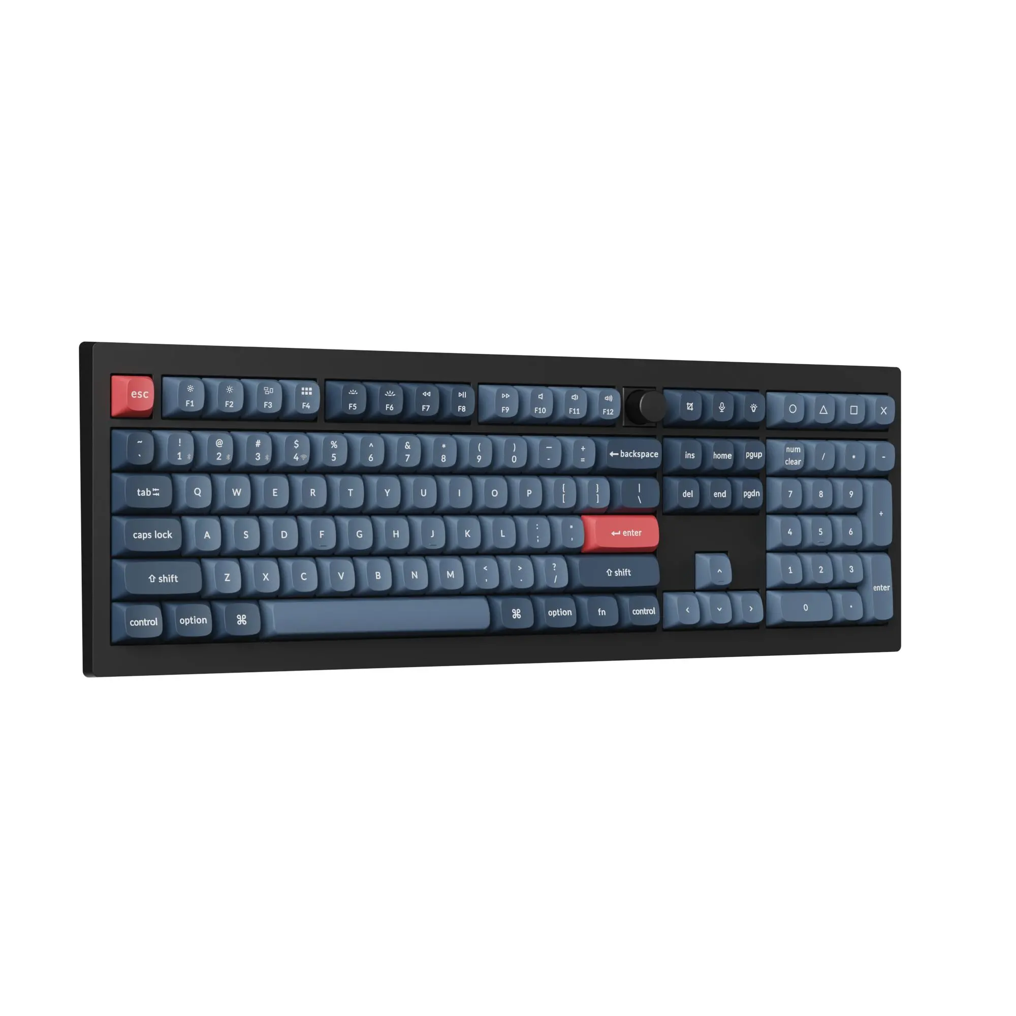 Механична клавиатура Keychron V6 MAX QMK Carbon Black - Wireless, Full-Size - image 4