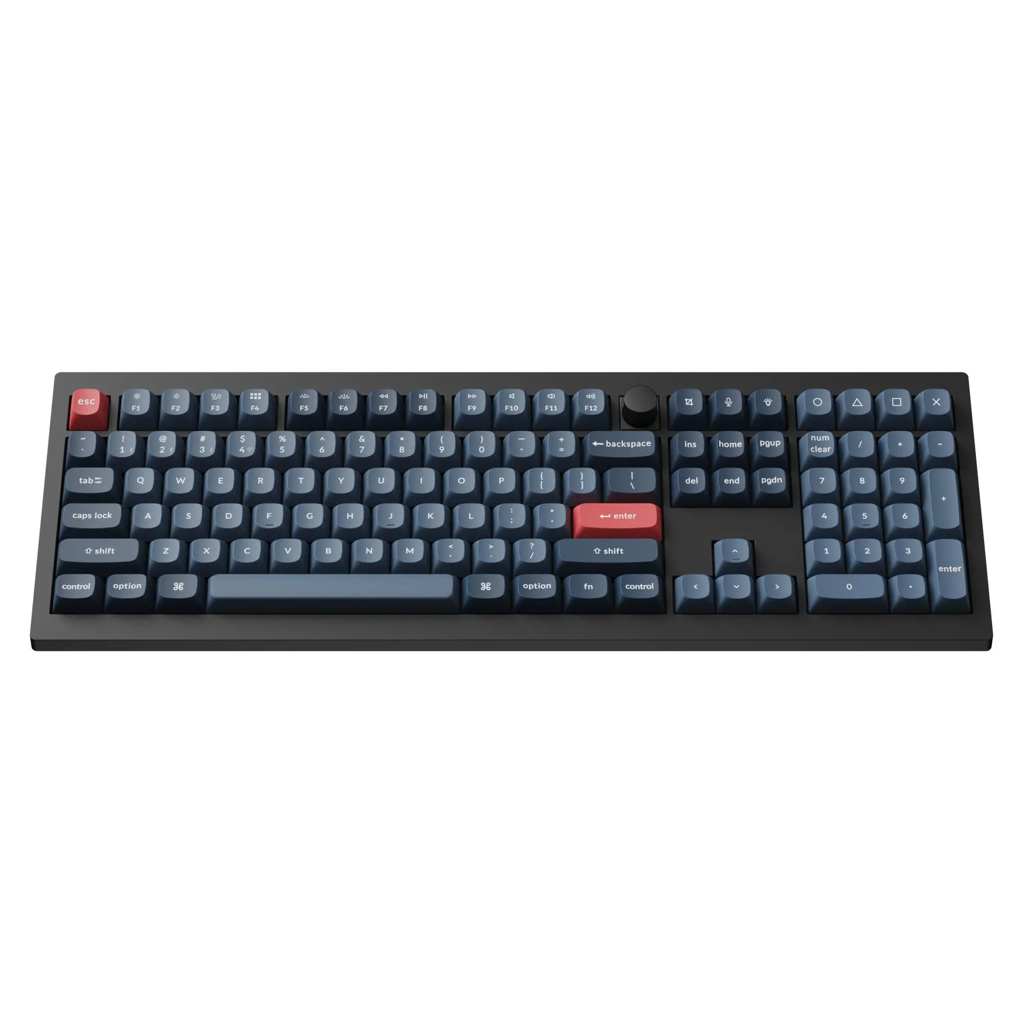 Механична клавиатура Keychron V6 MAX QMK Carbon Black - Wireless, Full-Size - image 2