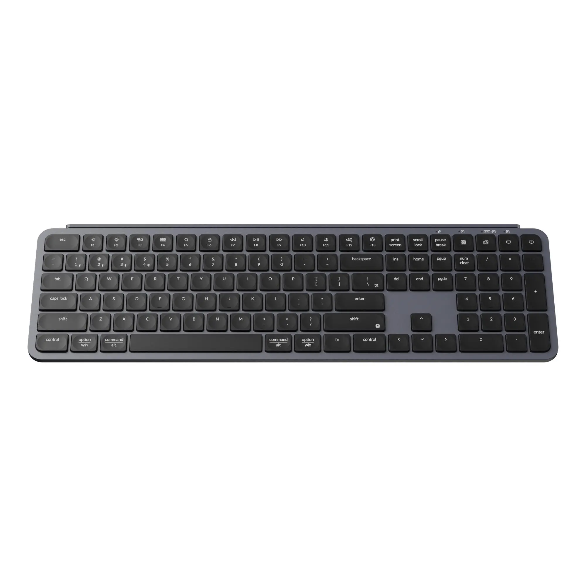 Безжична клавиатура Keychron B6 Pro Ultra-Slim - Space Gray - image 1