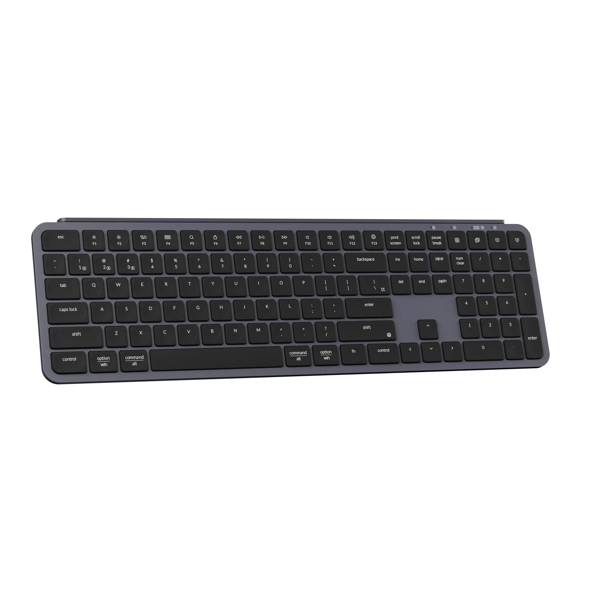 Безжична клавиатура Keychron B6 Pro Ultra-Slim - Space Gray - image 2