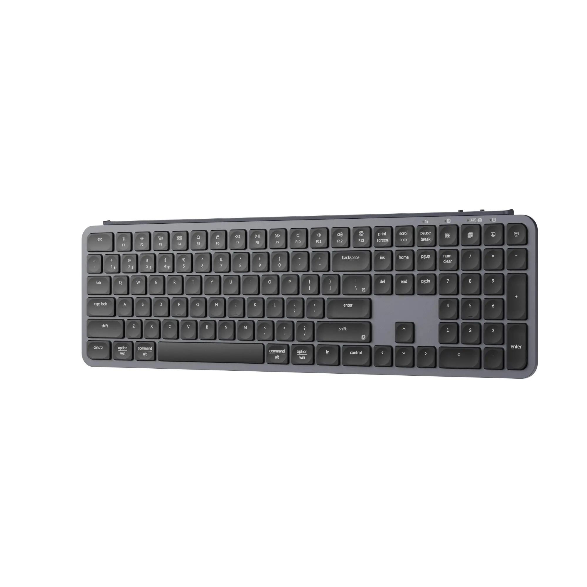 Безжична клавиатура Keychron B6 Pro Ultra-Slim - Space Gray - image 3