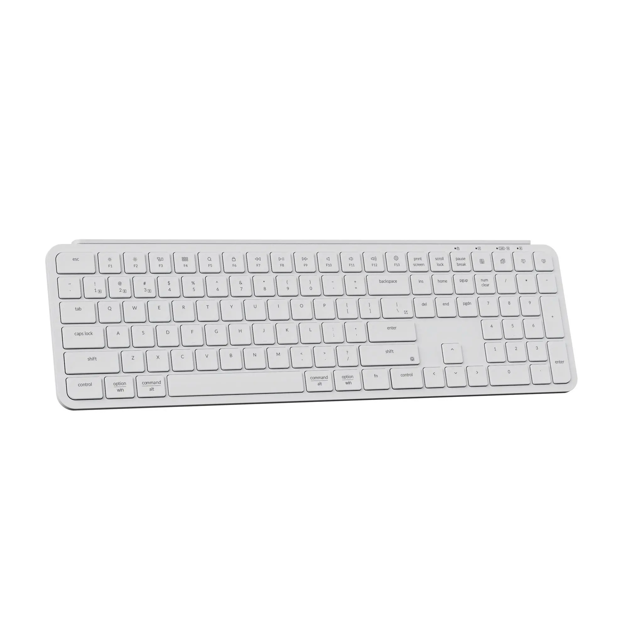 Безжична клавиатура Keychron B6 Pro Ultra-Slim - Ivory White - image 1