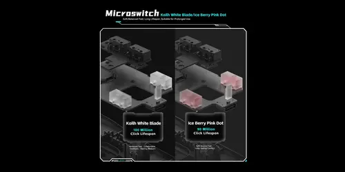 VXE професионална геймърска мишка Wireless Gaming Mouse Dragonfly R1 Pro Max 1K (4K compatible) - Kailh White Blade Switches, White - image 9
