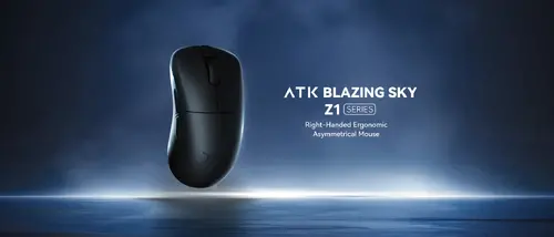 ATK професионална геймърска мишка Wireless Gaming Mouse Z1 PRO MAX - 8K, White - image 1