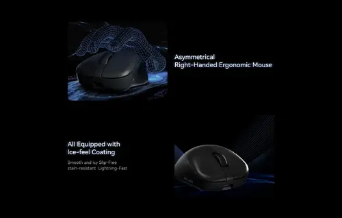 ATK професионална геймърска мишка Wireless Gaming Mouse Z1 PRO MAX - 8K, White - image 3