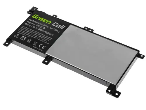 Батерия за лаптоп  ASUS X556U X556UV  AS111  C21N1509 7,6V 4100mA GREEN CELL - image 2