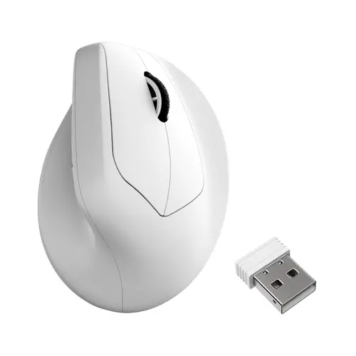 Εργονομικό ποντίκι Keychron M5 Wireless 8K - Λευκό - 1